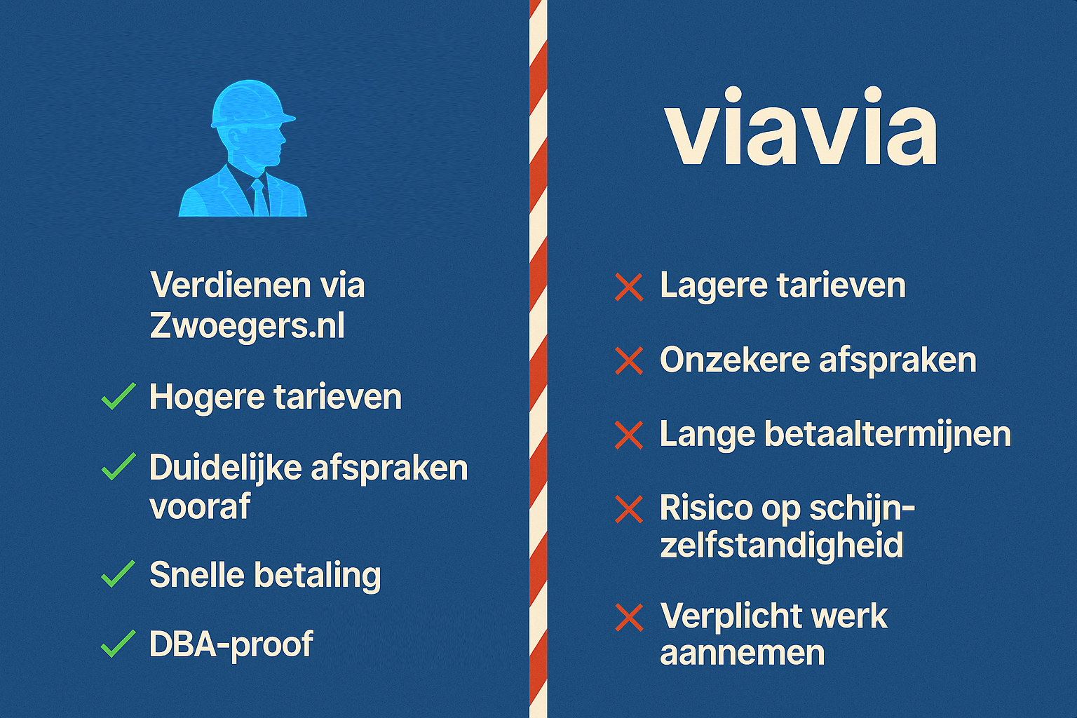 Eerlijke tarieven bij Zwoegers.nl